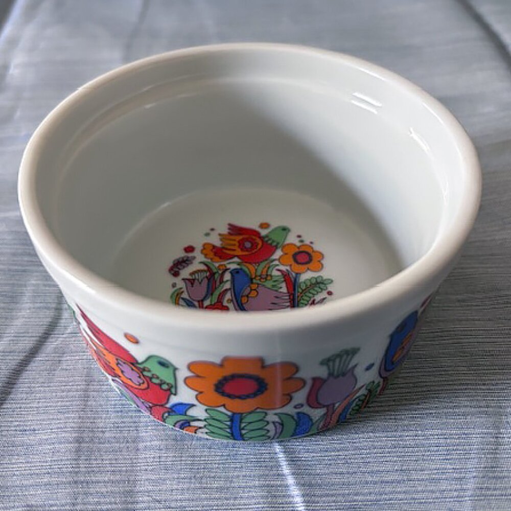 🌺 Vintage Royal Crown “Paradise” Ramekin #3691 – Floral Porcelain